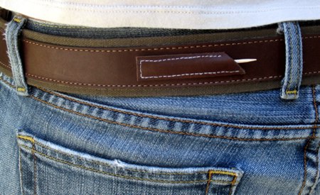 Toothpick Pocket on a Belt