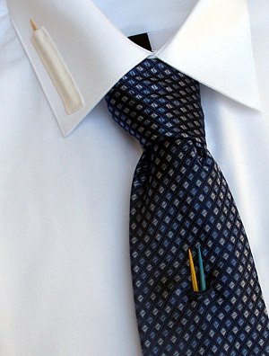 Toothpick Pocket on Dress Shirt and Tie